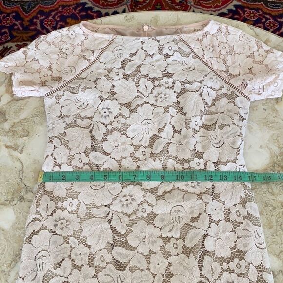 Vince Camuto Ballerina Pink Lace Sheath Dress - Picture 12 of 14